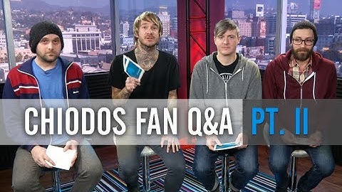 Chiodos — The PV Fan Q&A Part 2 (Interview)