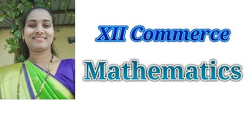 XII commerce mathematics II chapter 3)Linear Regression.lecture no.5