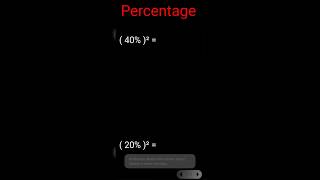 percentage square trick #maths#viral#mathstricks#explore#100kvews#reasoning#shortsviral