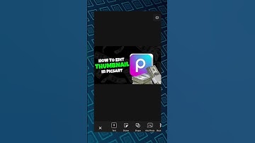 How to make thumbnail in PicsArt #graphicdesign #thumbnaildesign
