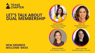 Dual Member Virtual Event | New Member Welcome Week