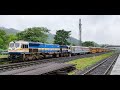 Colourful coach composition of 11086 Madgaon LTT Double Decker Express.