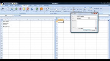 Create an Excel drop down menu where the data is in another file
