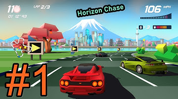 Horizon Chase - Gameplay Walkthrough Part 1 - Tutorial (Android, iOS)