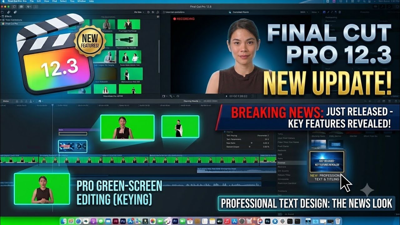 🔥 Breaking News Style Video Editing in Final Cut Pro 12 – Easy Method ...