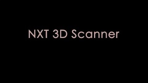 NXT 3D Scanner (N3dScan) - Demo Reel