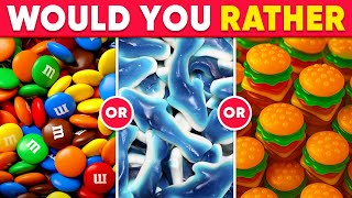 Would You Rather...? Ultimate Sweets Edition 🍬🍫🍧 Quiz Dino