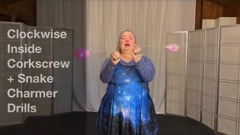 Poi Corkscrew Inside Plane Clockwise + Snake Charmer Drills #Poi #PoiTutorial #PoiDance