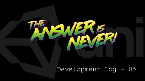 The Answer is Never! - Dev Log 5 (Skating Ramps)
