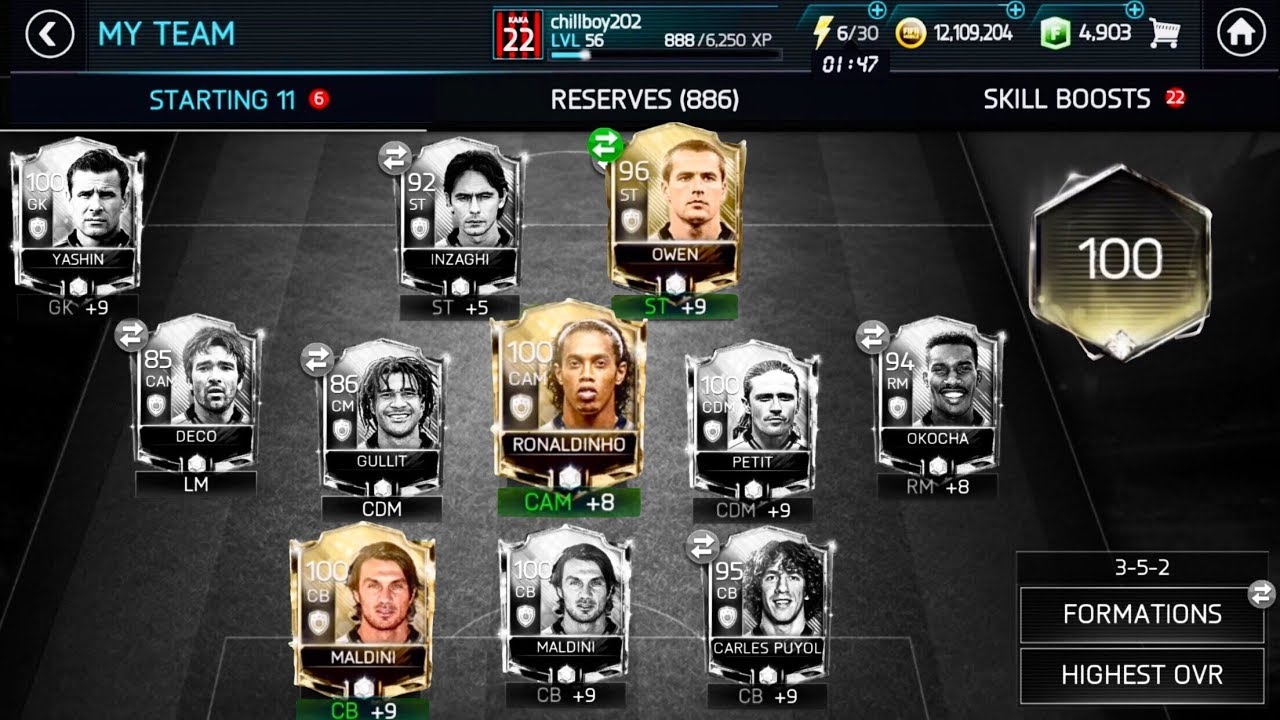 Claiming RONALDINHO, OWEN, MALDINI with 6 players /Full ...
