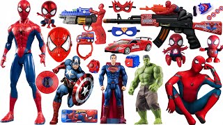 Spider Man action doll | Marvel popular toy collection | Marvel toy gun collection unboxing,superman