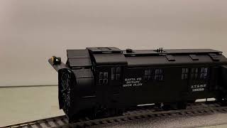 HO ATSF Rotary Snow Plow DCC Walthers Soundtrax Econami Steam