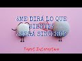 💞¿Me dirá lo que siente?💞¿Será sincero?💞 ✨Tarot Interactivo✨