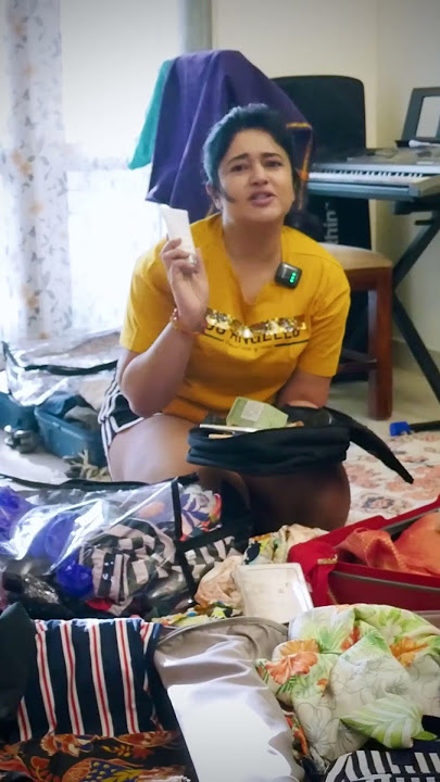 Actress Packing Struggles Be Like    😅✈️ | #PoonamBajwa #Shorts