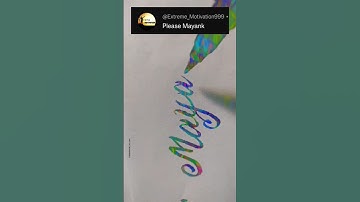 Tag MAYANK🪄#shorts #calligraphy #satisfying #magical #name #modern #trending