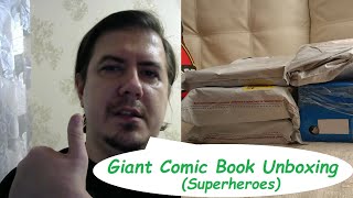 Unboxing #11. Giant Comic Book Unboxing (Superheroes)