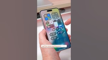 MASSIVE Control Centre Redesign in iOS 18! 🔘📲 #shorts #ios18 #iphone