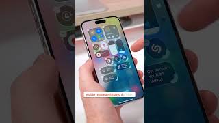 MASSIVE Control Centre Redesign in iOS 18! 🔘📲 #shorts #ios18 #iphone