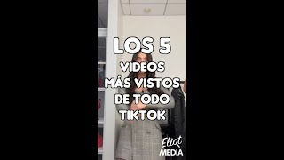 ESTOS SON LOS 5 TIKTOKS MÁS VISTOS DE TODO EL MUNDO 👀  #Shorts