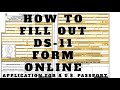 How to Fill out DS 11 form online Application for a U.S. Passport form filler