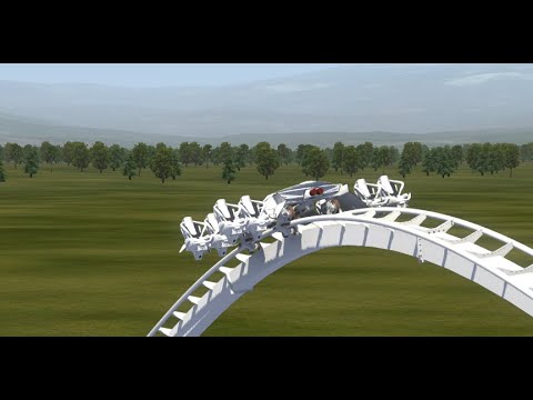 April fools: Backwards launched wing coaster. - YouTube
