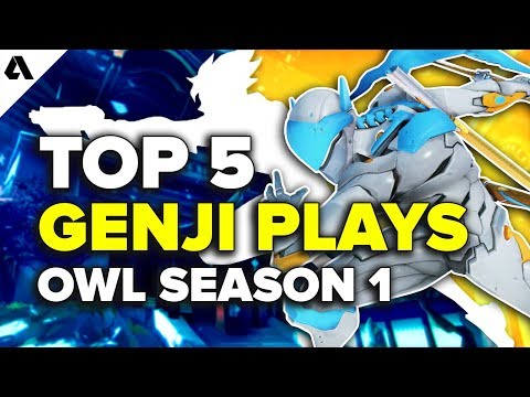 Top 5 OWL Genji Plays | Overwatch League Season 1