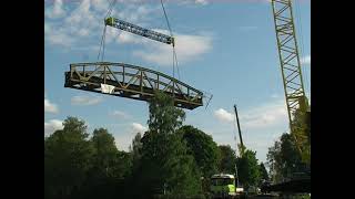 Sunne - Järnvägsbron i Sunne byts ut Del 4 av 4