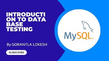 [2025] Part 1: Introduction to Data Base Testing | #mysql