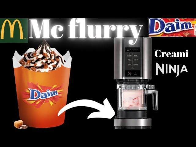 MC FLURRY Daim machine à glace CREAMi Ninja NC300EU 