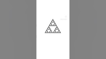THE SIERPINSKI TRIANGLE #shortsfeed