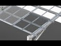 BIPV Solar carport structure single arm