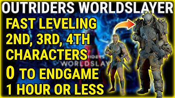FAST LEVEL UP Your ALTS Characters To END GAME In 1 Hour or Less "LEGIT" (OUTRIDERS WORLDSLAYER)