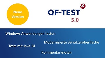 QF-Test Version 5.0 - Windows Anwendungen testen