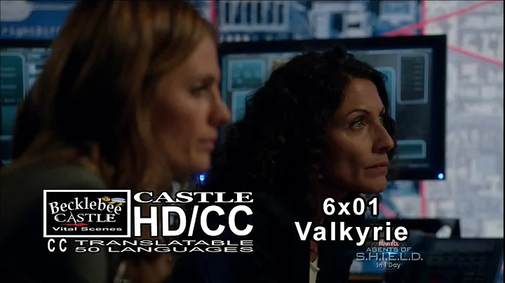 Castle 6x01 "Valkyrie" Beckett & McCord  (Lisa Ede...