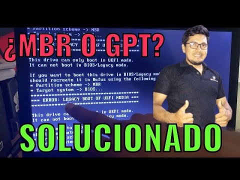 ERROR LEGACY BOOT