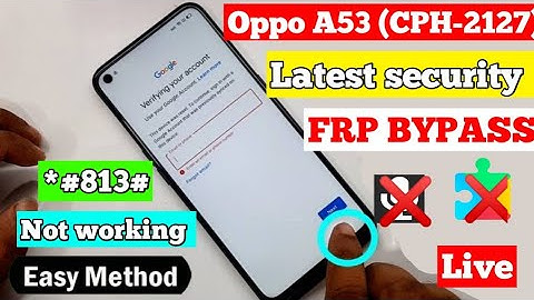 oppo a53 (cph2127) frp bypass  without PC latest security | mic not working | *#813# Android 11