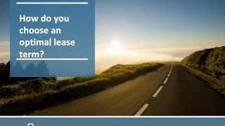 Determining the Optimal Lease Term for Your Company Fleet
