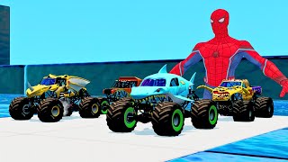 🔴Monster truck Defying the DEADLIEST Obstacle Run - 99.9% Crash & Burn!