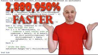 I Made this VBA Code 2,880,952% faster by Excel Macro Mastery 22,906 views 3 weeks ago 12 minutes, 21 seconds