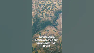 Flying Into Jinka Ethiopia 