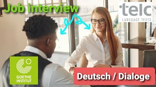 Job interview , Vorstellungsgespräch / Gespräch auf deutsch , lesen , hören , sprechen vorbereiten.