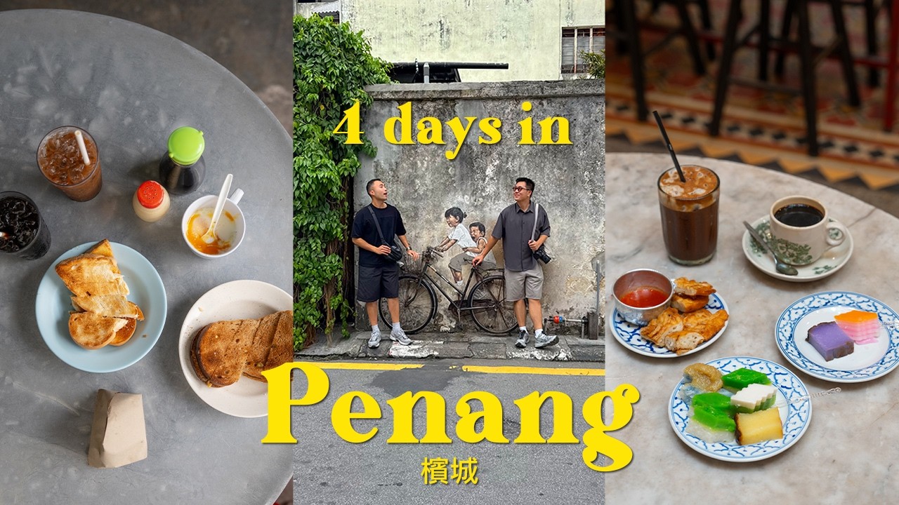 4 days in Penang 🇲🇾 檳城 (local street food, photo spots, aesthetic cafes) | malaysia trip