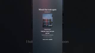 Missed that train again #ViralMusic #SadSongs #BrokenHeart #MusicLovers #popmusic  #2026