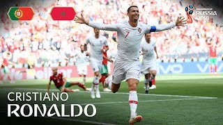 Cristiano RONALDO Goal  - Portugal v Morocco - MATCH 19