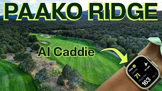 AI Caddie at a Top 100 Golf Course - PaaKo Ridge
