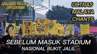 Ultras Malaya Chants Sebelum Masuk SNBJ Meremang !!