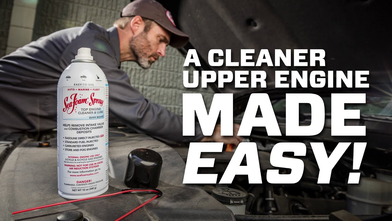 Clean your GDI (or ANY) intake valves the easy way - use Sea Foam Spray 