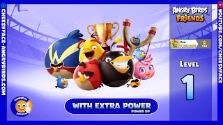 HOW TO GET the HIGHEST SCORE POWER-UP for Level 1 in Angry Birds Friends Tournament 1395