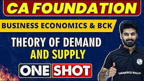 Theory of Demand and Supply in 1 Shot - Everything Covered | Economics & BCK 🔥