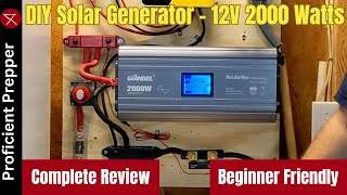 How to Build a DIY Solar Generator Setup  Complete Review  Beginner Friendly  12V